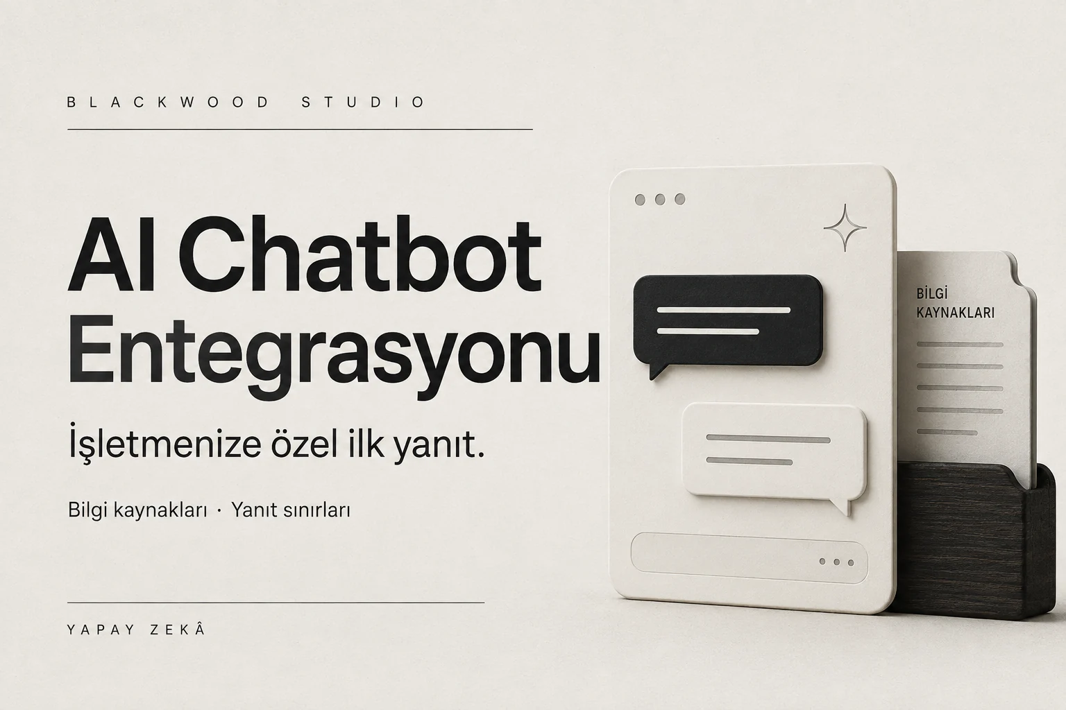 AI Chatbot Entegrasyonu hizmet görseli