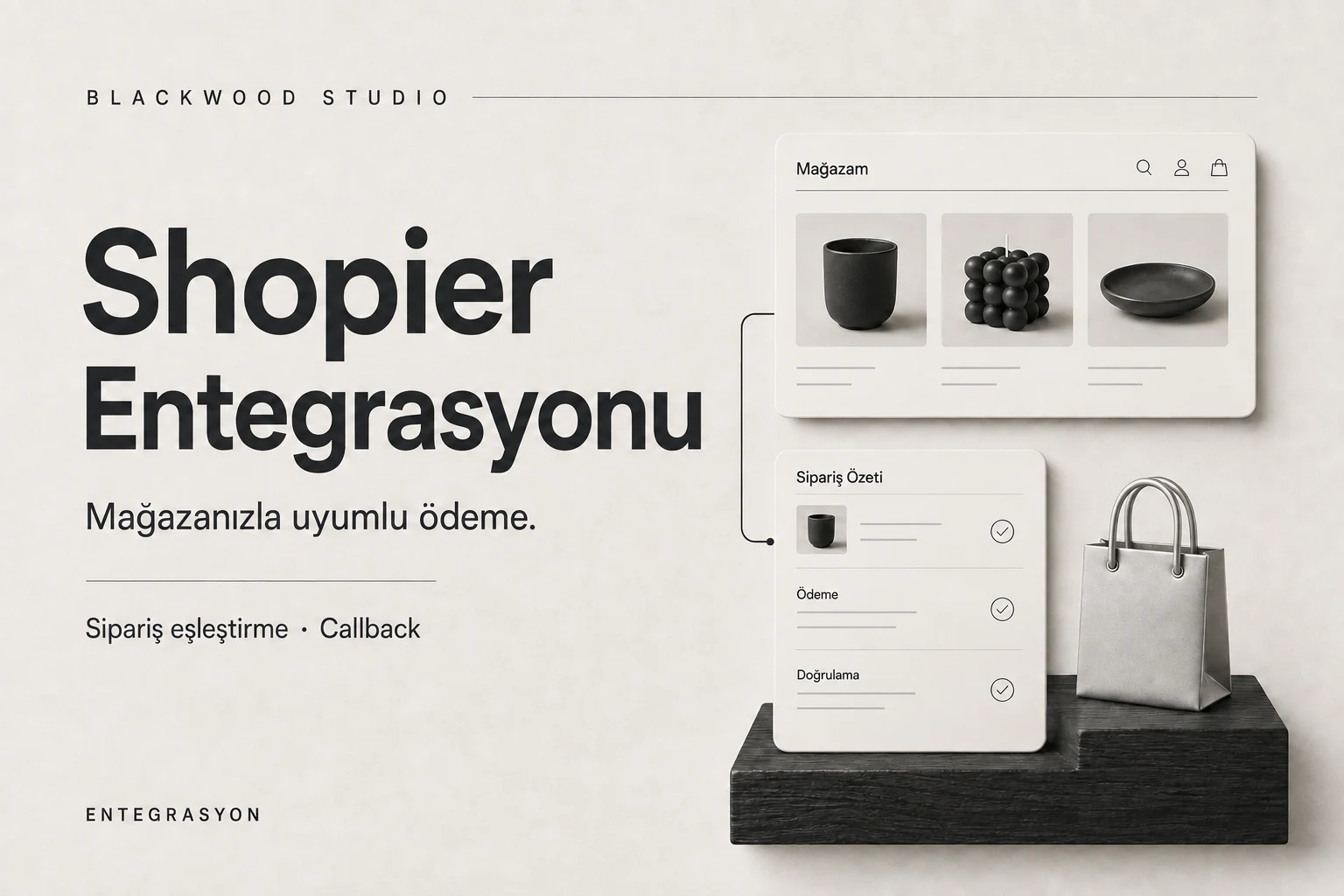 Shopier Entegrasyonu hizmet görseli