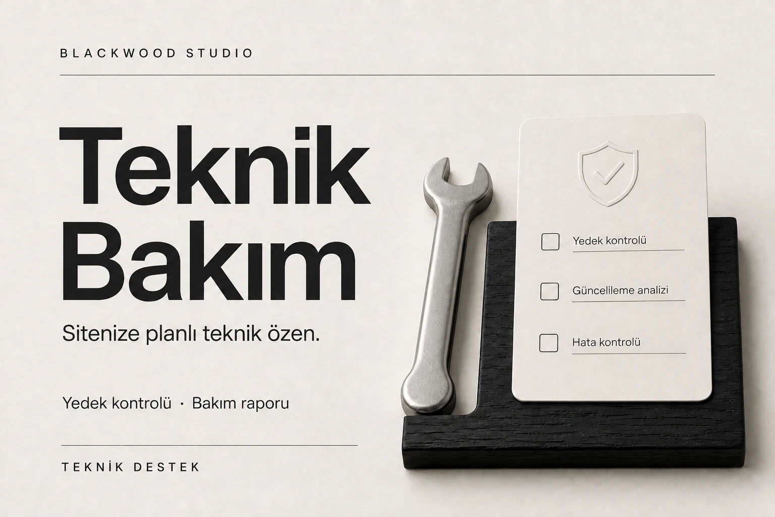 Teknik Bakım hizmet görseli