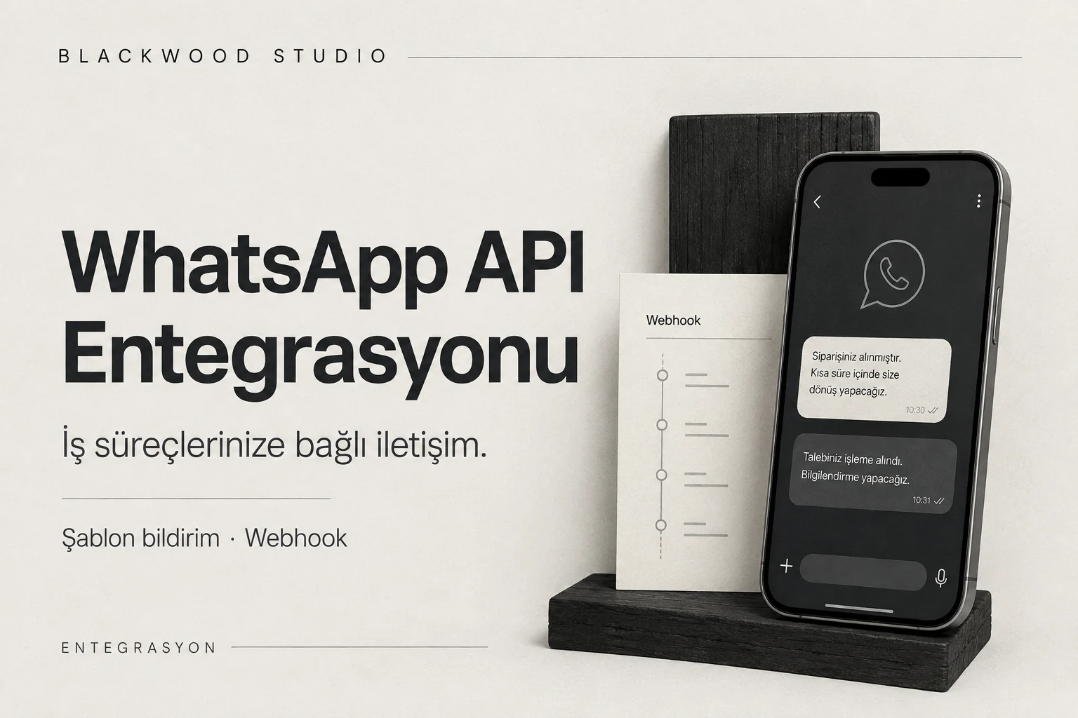 WhatsApp API Entegrasyonu hizmet görseli