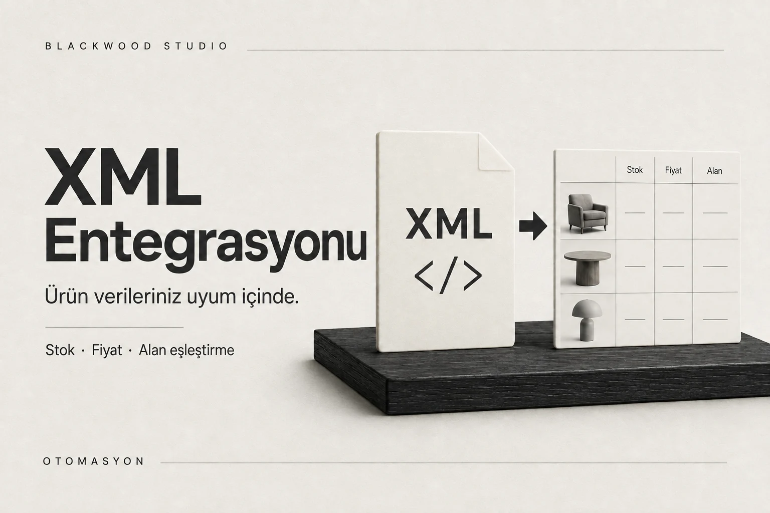 XML Entegrasyonu hizmet görseli